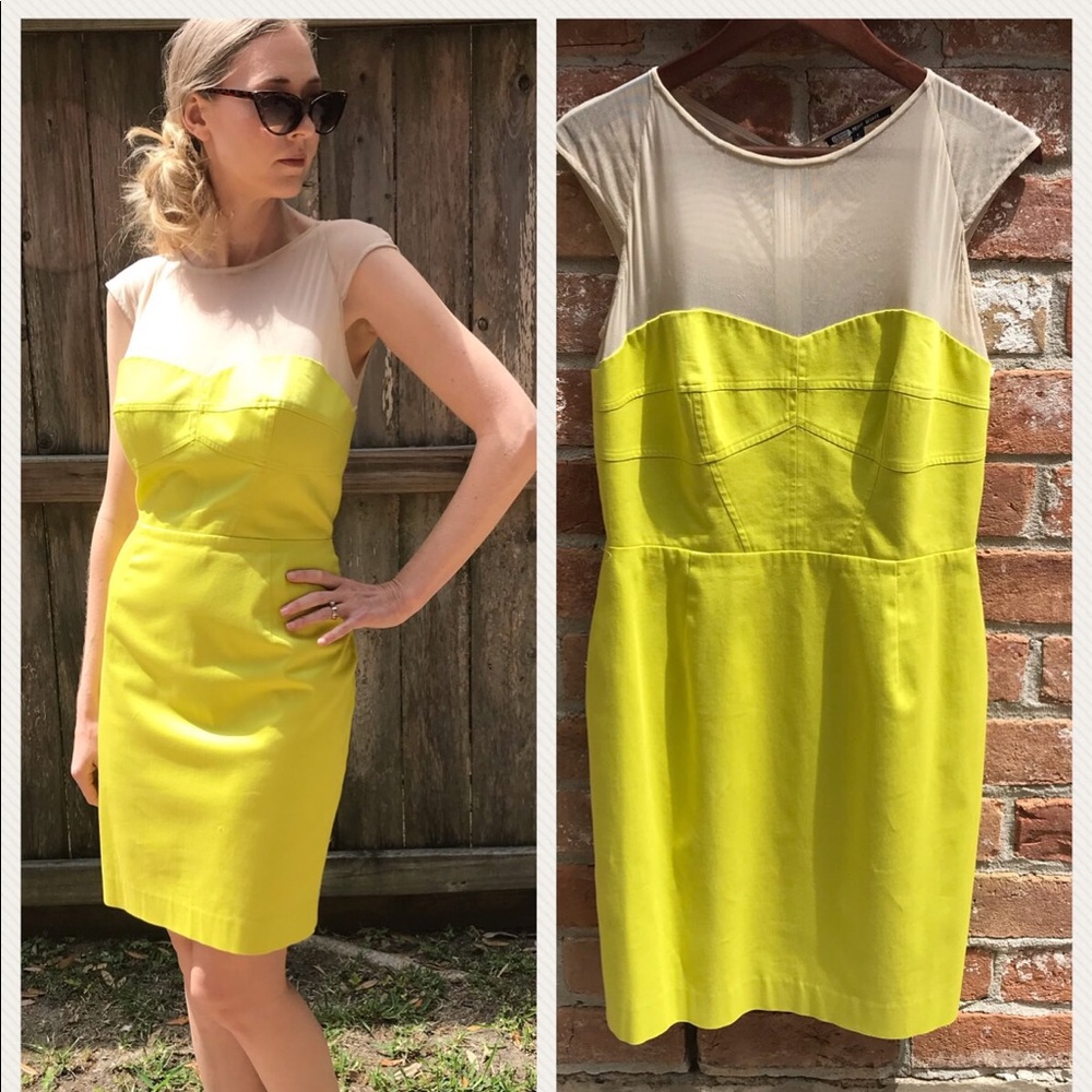 Neon Yellow Gianni Bini Dress